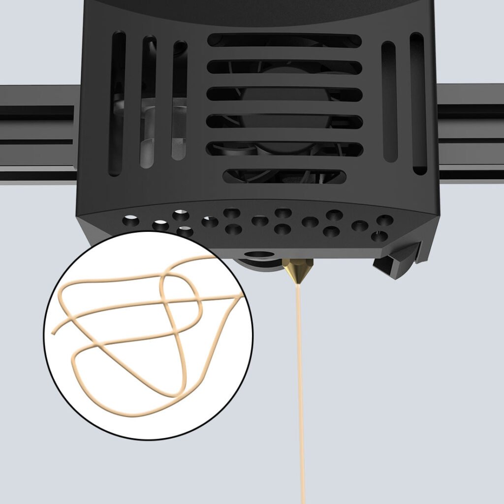 Imagen del Filamento Madera Wood PLA Sunlu para impresión 3D, mostrando sus dimensiones exactas (200 mm de diámetro, 56 mm de núcleo, 64 mm de altura) junto a su empaque resistente y sellado al vacío, que asegura la calidad del producto. Ideal para proyectos decorativos con acabados naturales. Disponible en Smartec Store, Quito, Ecuador.