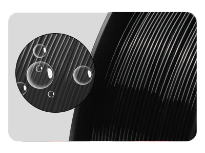 Filamento PETG Sunlu en detalle mostrando calidad sin burbujas ni imperfecciones para impresiones precisas y duraderas. Disponible en Smartec Store Quito Ecuador.