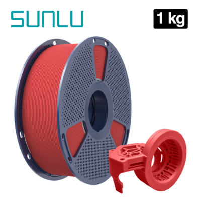 Filamento HS PETG Matte Red Mate Rojo (Alta Velocidad) Sunlu para impresión 3D en Smartec Store Quito.