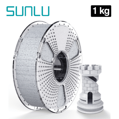 Filamento HS PLA Marble Oreo Mármol Oreo (Alta Velocidad) Sunlu para impresión 3D en Smartec Store Quito.