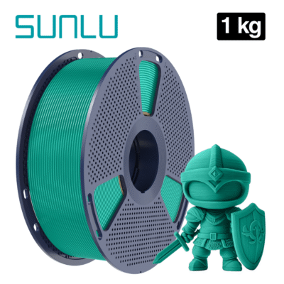 Filamento PLA+ Grass Green Verde Hierba Sunlu para impresión 3D en Smartec Store Quito.
