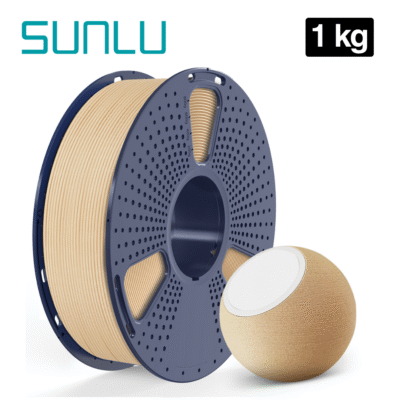 Filamento PLA Maple Wood Madera de Maple Sunlu para impresión 3D en Smartec Store Quito.