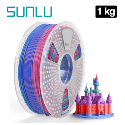 Filamento PLA Rainbow 2 Arcoíris 2 Sunlu para impresión 3D en Smartec Store Quito.