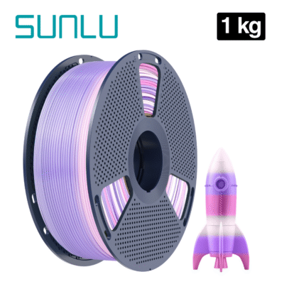 Filamento PLA Rainbow 3 Arcoíris 3 Sunlu para impresión 3D en Smartec Store Quito.