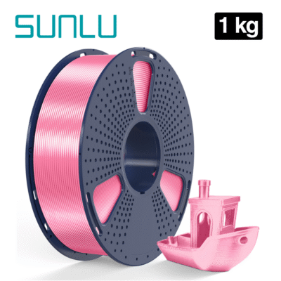 Filamento SILK PLA+ Pink Rosa Sunlu para impresión 3D en Smartec Store Quito.