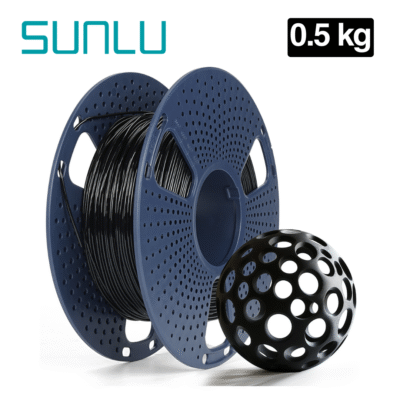 Filamento TPU Black Negro Sunlu para impresión 3D en Smartec Store Quito.