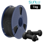 Filamento SUNLU High Speed ABS Negro 1 kg de Smartec Store, ideal para piezas resistentes, tornillos y componentes funcionales impresos en 3D