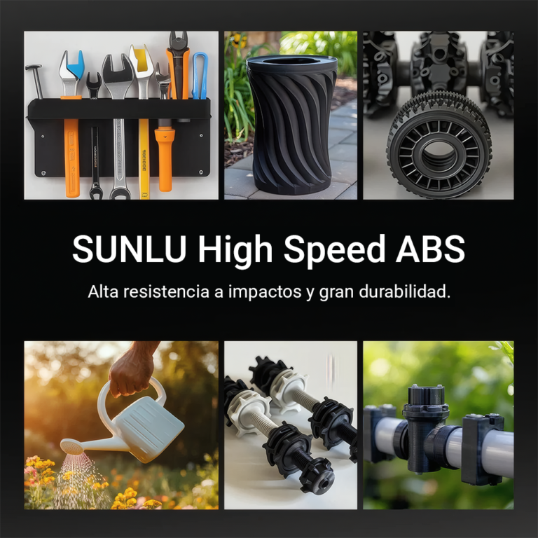 Filamento SUNLU HS ABS para impresión 3D