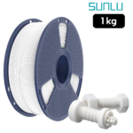 Filamento SUNLU High Speed ABS Blanco 1 kg de Smartec Store, ideal para piezas resistentes, tornillos y componentes funcionales impresos en 3D