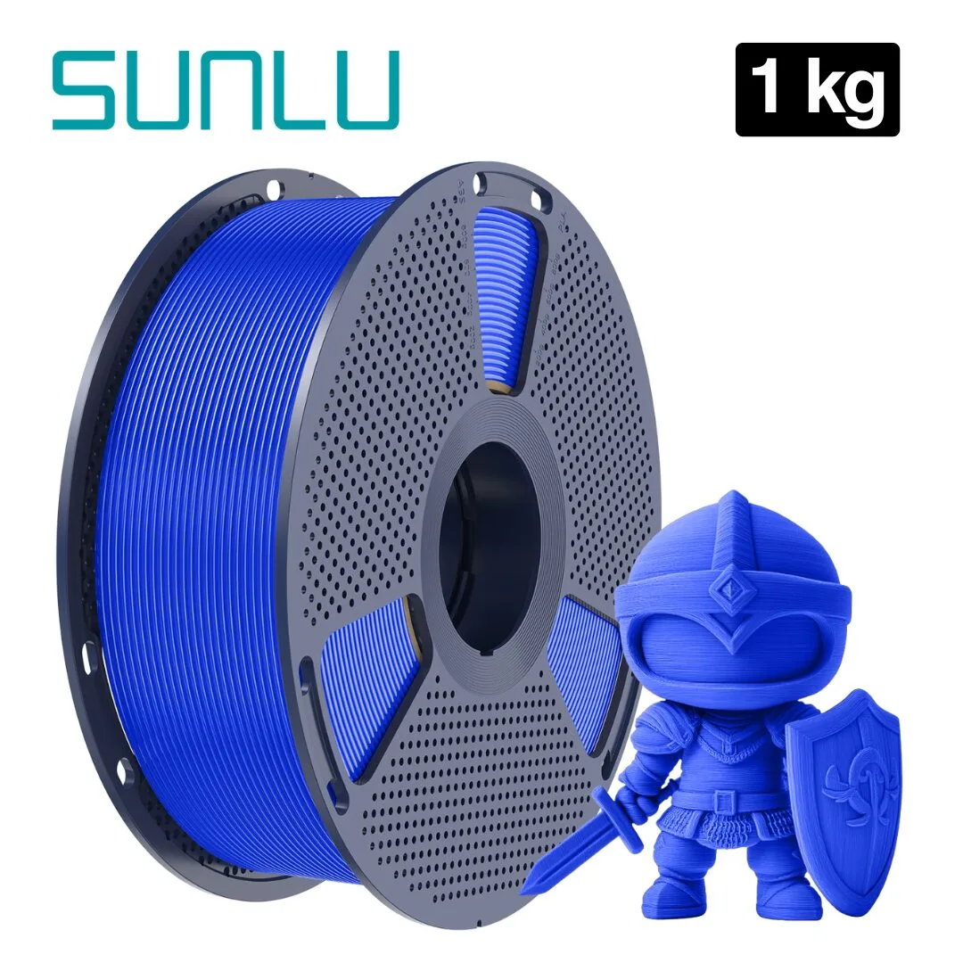 Filamento PLA+ Blue Azul Sunlu para impresión 3D en Smartec Store Quito.