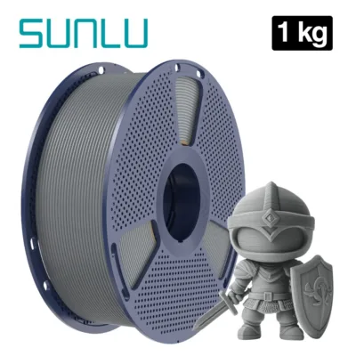 Filamento PLA+ Grey Gris Sunlu para impresión 3D en Smartec Store Quito.