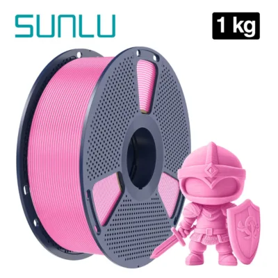 Filamento PLA+ Pink Rosado Sunlu para impresión 3D en Smartec Store Quito.
