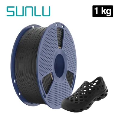 Filamento TPU 95A Black Negro Sunlu para impresión 3D en Smartec Store Quito.