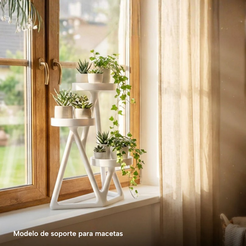 Soporte para macetas impreso en 3D con filamento SUNLU PLA+ 2.0 de Alta Velocidad de Smartec Store