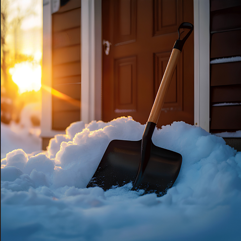 Pala Negra para nieve impresa con filamento SUNLU ASA de Smartec Store, resistente al frío, sol e intemperie