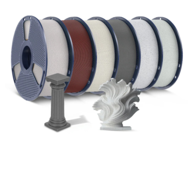 Subcategoría de filamento HS PLA mármol para impresión 3D