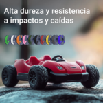 Auto Rojo impreso con filamento SUNLU High Speed PLA+ Varios Colores de Smartec Store, resistente a impactos y caídas