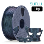 Filamento SUNLU PLA Galaxy Galaxia 1 kg de Smartec Store, con acabado oscuro brillante y efecto galáctico para impresión 3D