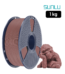 Filamento SUNLU PLA Madera Roja 1 kg para impresión 3D, disponible en Smartec Store Ecuador