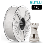 Filamento SUNLU High Speed PLA Mármol Piedra Cáliza 1 kg de Smartec Store, con acabado tipo piedra natural ideal para piezas decorativas y arquitectónicas