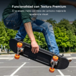 Patineta con pieza funcional impresa en SUNLU PETG Fibra de Carbono de Smartec Store con acabado mate premium