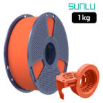 Filamento SUNLU High Speed PETG Mate Naranja 1 kg de Smartec Store para impresión 3D rápida con acabado mate