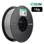 Filamento eSUN PETG Basic Plateado 1 kg de Smartec Store para impresión 3D con acabado metálico y piezas funcionales