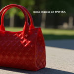 Bolso Rojo impreso en 3D con filamento SUNLU TPU 95A de Smartec Store, flexible y resistente para accesorios funcionales