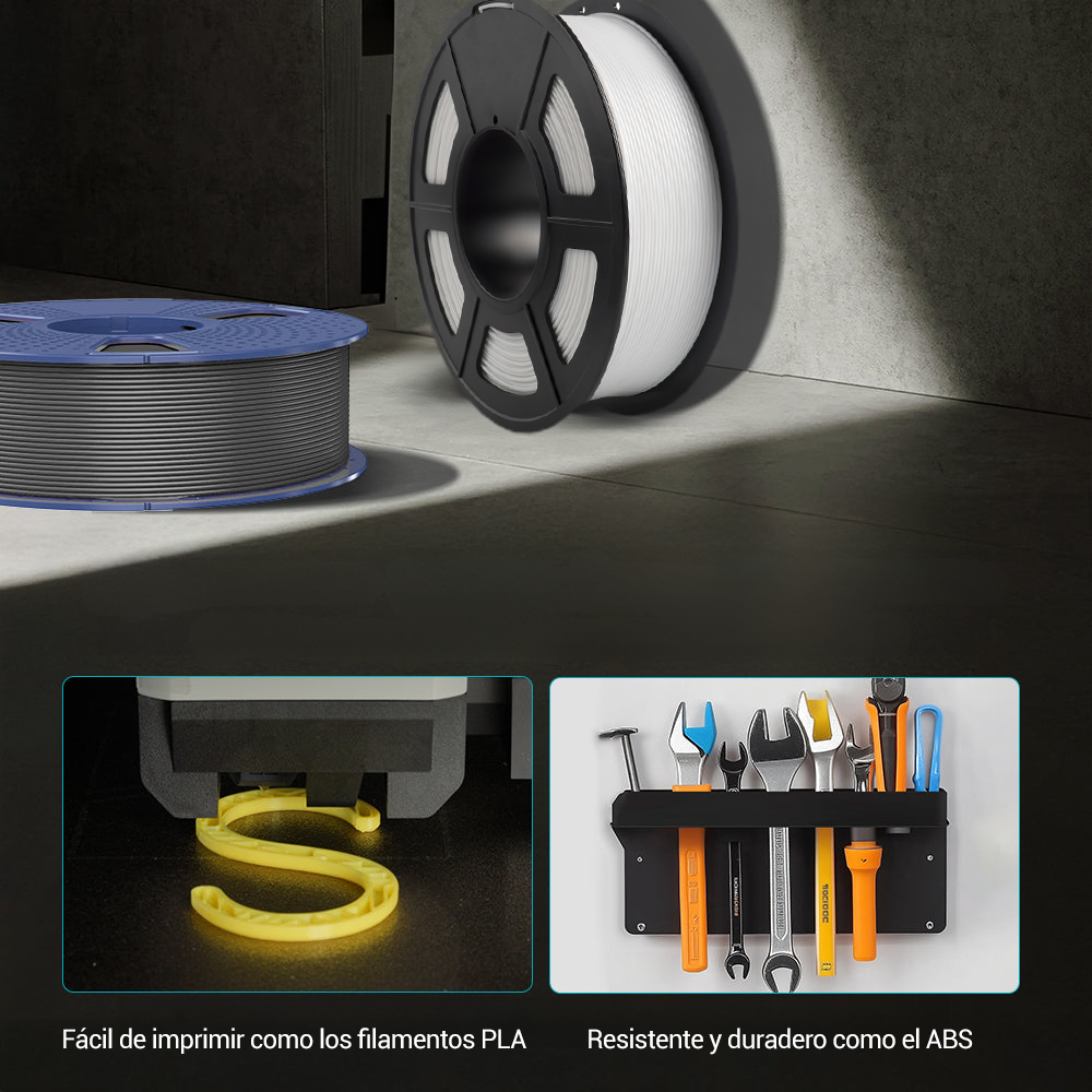 Filamento SUNLU High Speed PETG Mate de Smartec Store, fácil de imprimir como PLA y resistente como ABS para impresión 3D