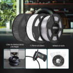 Filamentos SUNLU High Speed PETG Mate Varios Colores de Smartec Store, libres de obstrucciones y burbujas, con diámetro 1.75 mm