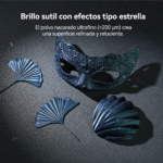 Máscara y accesorios decorativos impresos con filamento SUNLU PLA Galaxy Galaxia de Smartec Store, con brillo sutil tipo estrella y acabado nacarado
