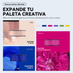 Paleta de colores vibrantes del filamento SUNLU PLA Transparente de Smartec Store