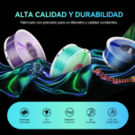 Filamento SUNLU PLA+ Silk Multicolor Varios Colores de Smartec Store, con bobinado ordenado, diámetro uniforme y acabado brillante para impresión 3D