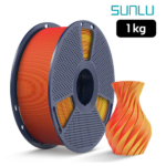 Filamento SUNLU PLA Mate Doble Color Rojo Amarillo 1kg para impresión 3D disponible en Smartec Store