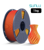 Filamento SUNLU PLA Mate Doble Color Rojo Amarillo 1kg para impresión 3D disponible en Smartec Store