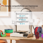 Filamento SUNLU PLA Mate Doble Color compatible con impresoras 3D FDM