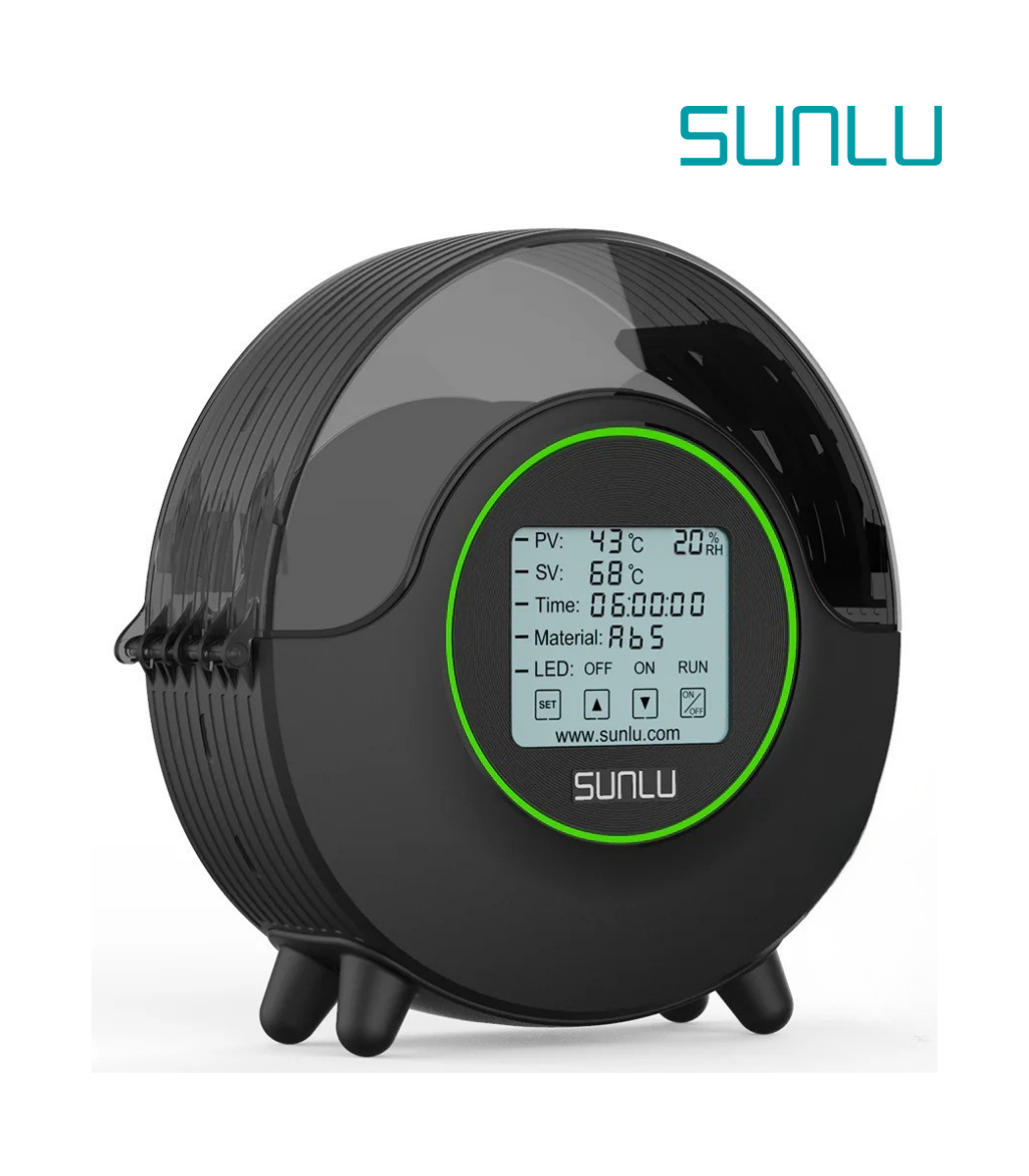 Matte Dual CSUNLU S2 Secador de Filamentos con Pantalla Digital | Smartec Store Ecuadorolor (3) Secador de filamentos SUNLU S2 de Smartec Store, con pantalla digital para controlar temperatura, tiempo, humedad y material de secado