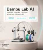 Impresora 3D Bambu Lab A1 Combo con AMS Lite durante una impresión