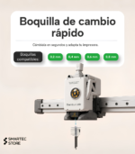 Cabezal de impresión Bambu Lab A1 con sistema de boquilla intercambiable