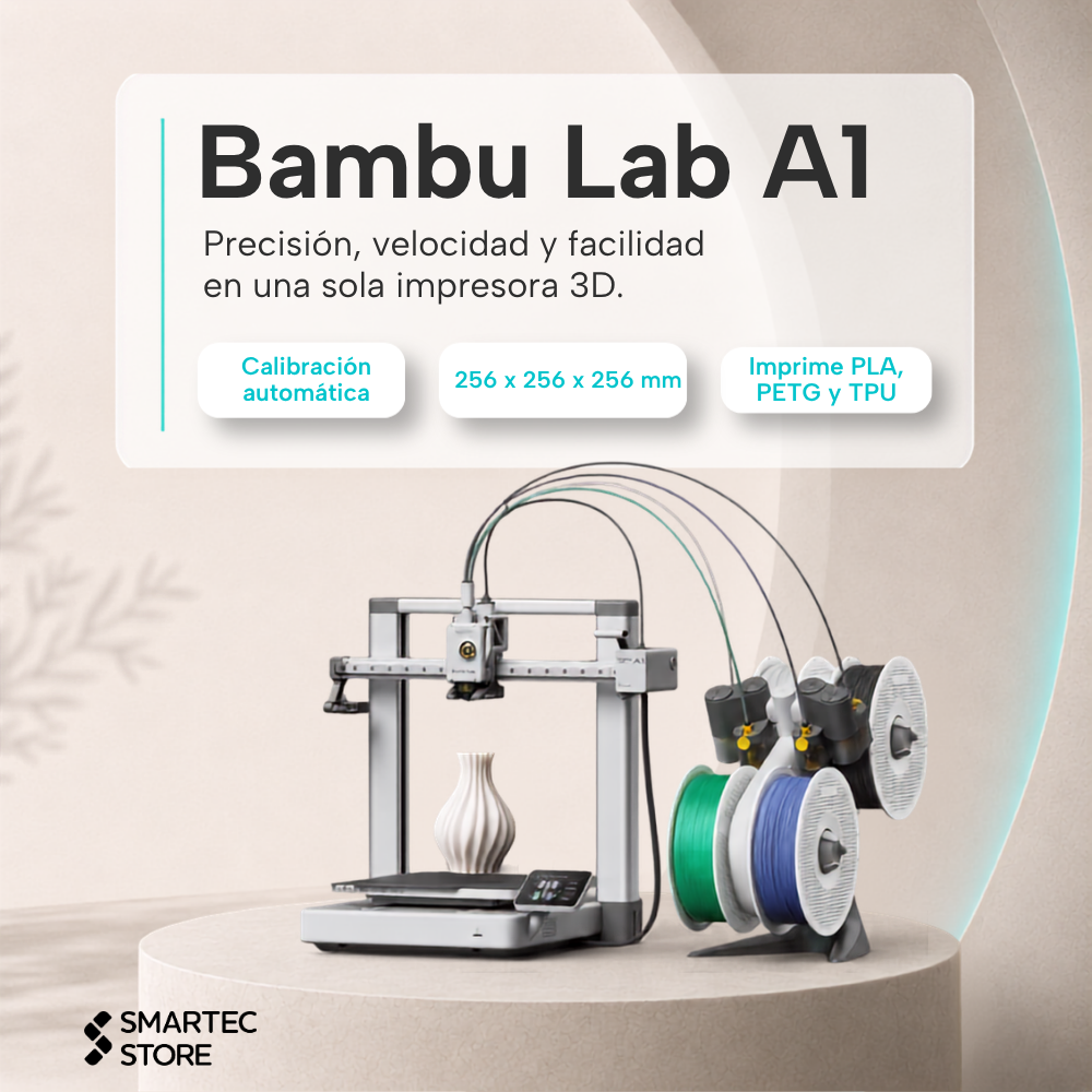 Impresora 3D Bambu Lab A1 Combo con AMS Lite y calibración automática