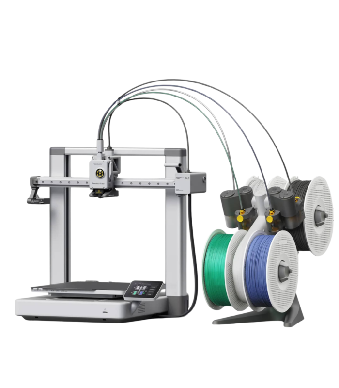 Impresora 3D Bambu Lab A1 Combo con sistema AMS Lite y cuatro filamentos